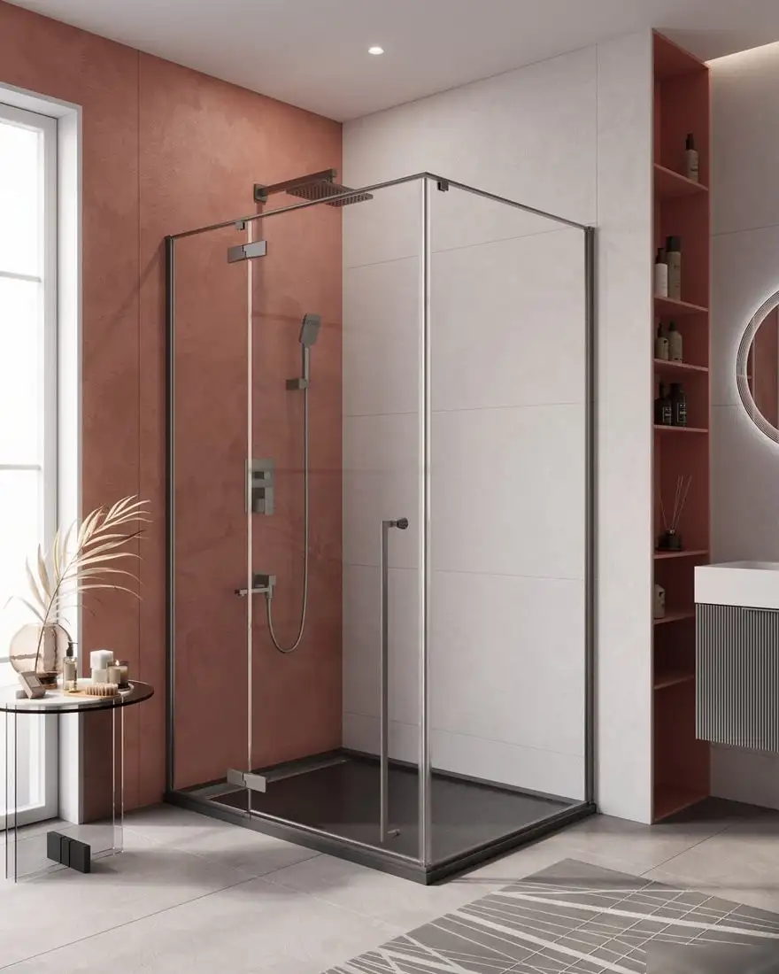 Душевой уголок Cezares LINER-AH-1-120/90-C-GM-L - фото товара