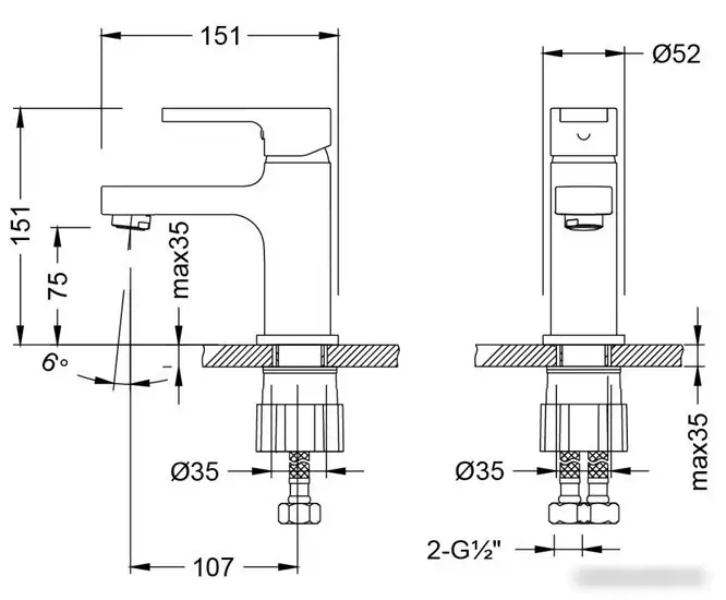 Смеситель Lemark Aura LM0606CH - фото товара