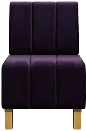 Интерьерное кресло Brioli Руди полоса (B40/фиолетовый) – изображение в каталоге