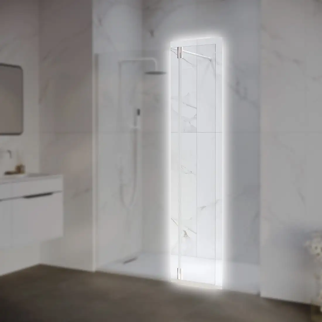 Душевая стенка RGW Z-070W 352207003-15 (белый/прозрачное стекло) - фото товара