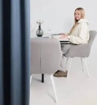 Стул Мамадома Romeo smile 360 (b22 Grey Lux/белый) – фото товара