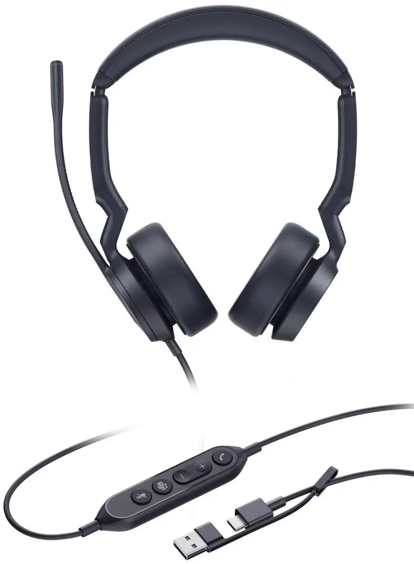 Офисная гарнитура Yealink UH44 Dual UC USB-C/A – фото товара