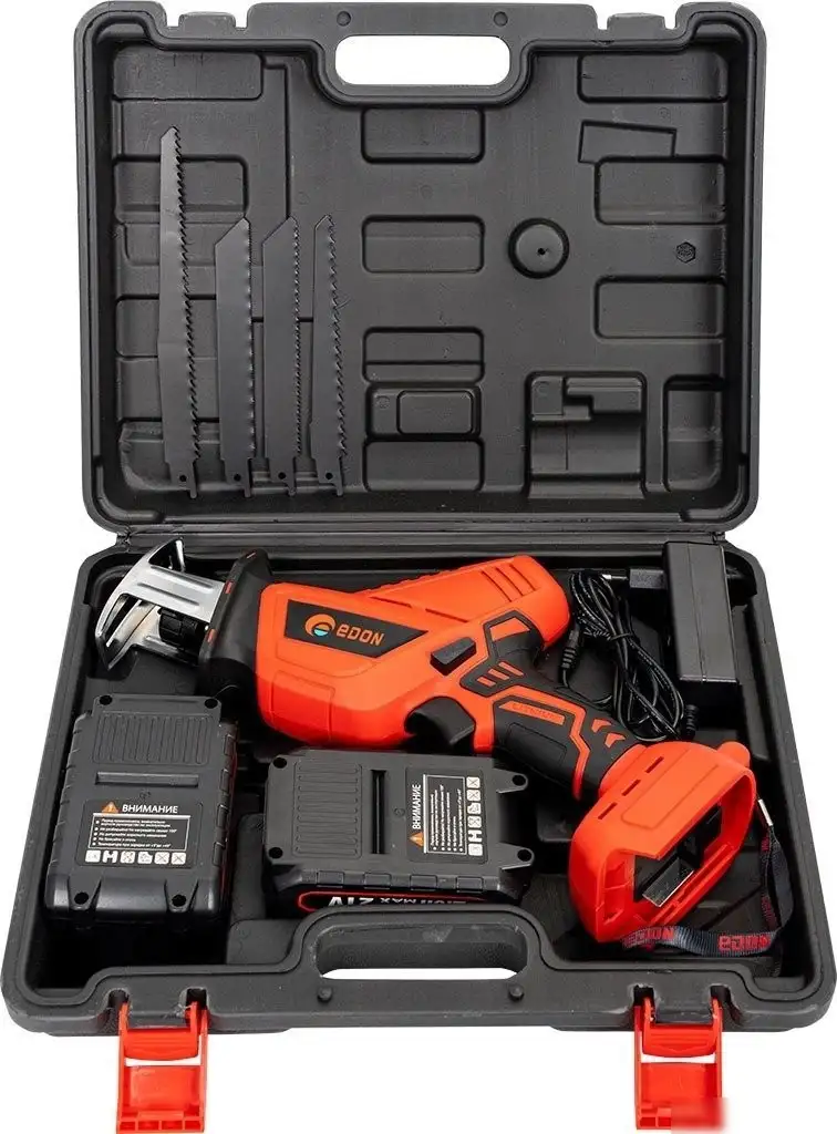 Сабельная пила Edon URS-21A (с 2-мя АКБ, кейс) – фото товара