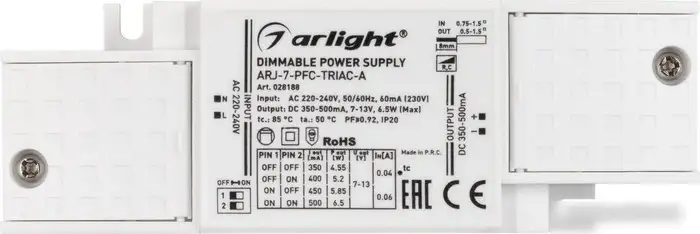 Блок питания Arlight ARJ-7-PFC-TRIAC-A 028188 – фото товара