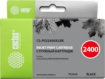 Картридж CACTUS CS-PGI2400XLBK (аналог Canon PGI-2400XL BK) – изображение в каталоге