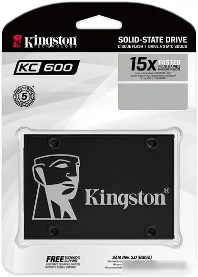 SSD Kingston KC600 256GB SKC600/256G – фото товара