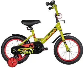 Детский велосипед Novatrack Twist 14 2025 141TWIST.GN5 (зеленый) – изображение в каталоге