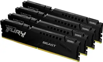 Оперативная память Kingston FURY Beast 4x32ГБ DDR5 5600МГц KF556C40BBK4-128 – изображение в каталоге