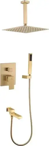 Душевая система Grocenberg GB5089MG-2 (золото матовый) - изображение в каталоге