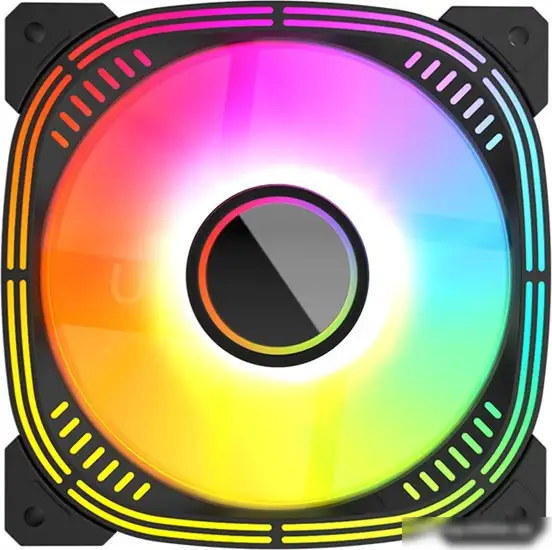 Вентилятор для корпуса ALSEYE Luna-120 ARGB (черный) – фото товара