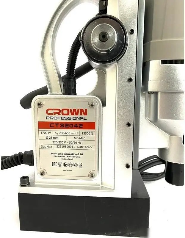 Сверлильный станок Crown магнитный CT32042 BMC – фото товара