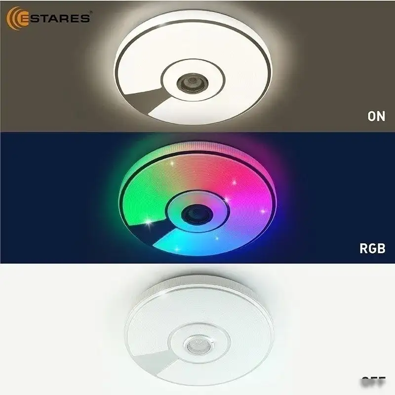 Припотолочная люстра Estares Song RGB 80W R-APP-480x75-WHITE/CHROME/SHINY-220-IP20 – фото товара