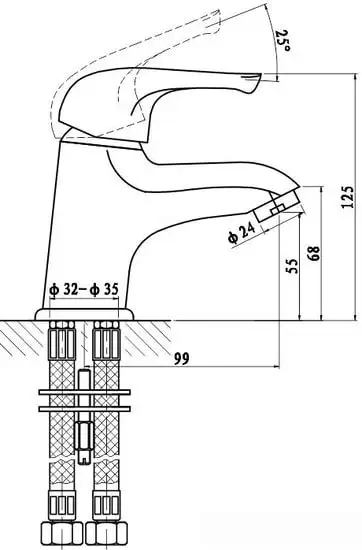 Смеситель Gross Aqua Basic 6226257C - фото товара