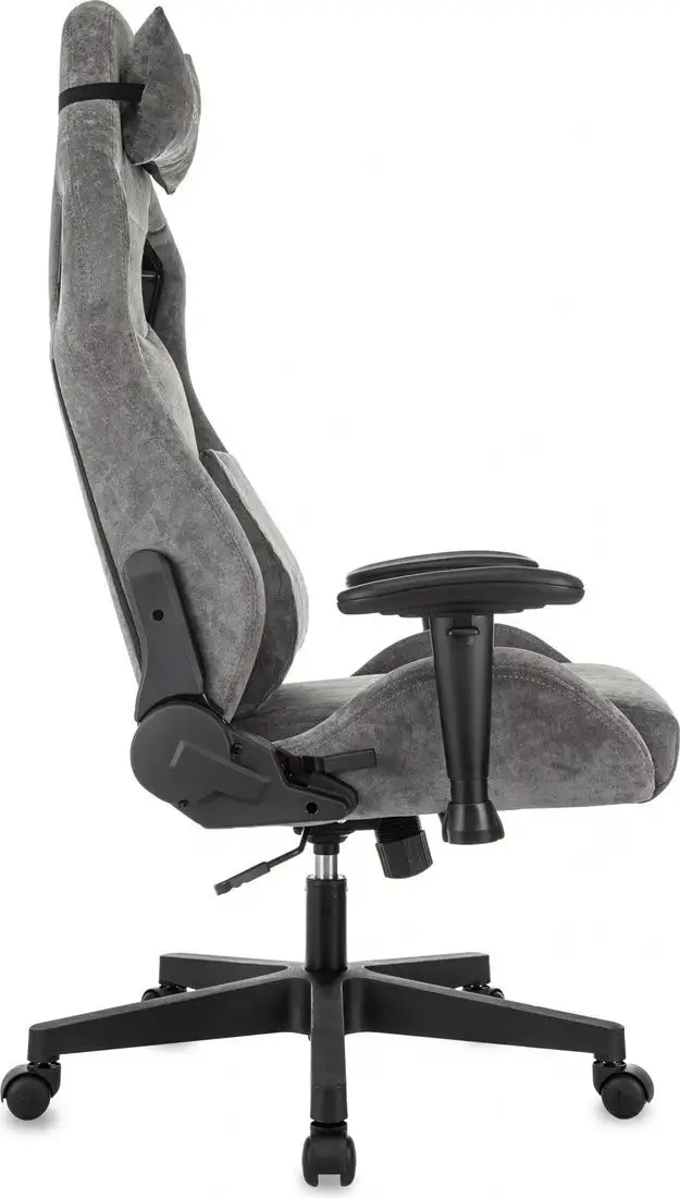Игровое (геймерское) кресло Zombie Ghost Fabric (серый Light-19) – фото товара