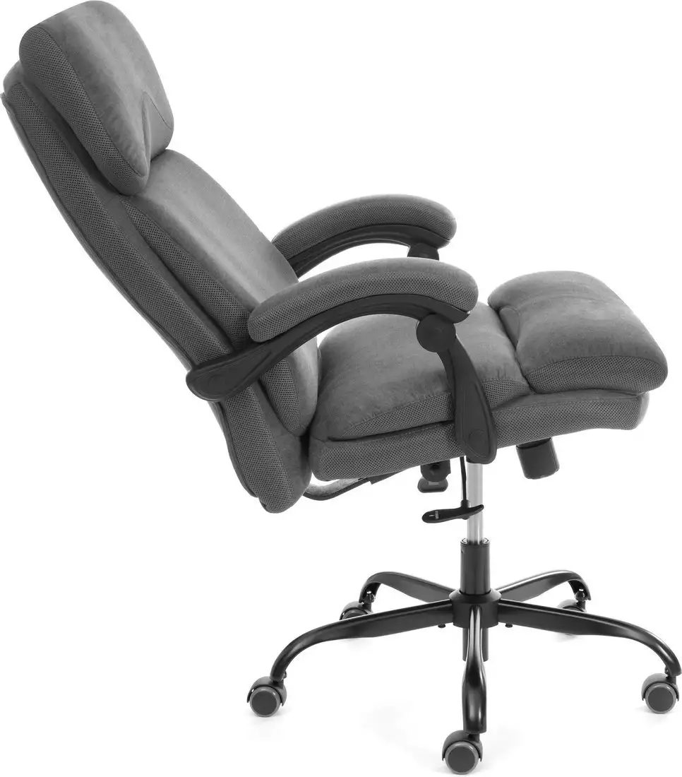 Офисное кресло TetChair Chief metalBL (ткань, серый, KUB 05/TW-12) – фото товара