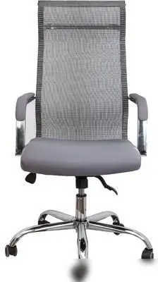 Офисное кресло AksHome Grid B (ткань/сетка, серый) – фото товара