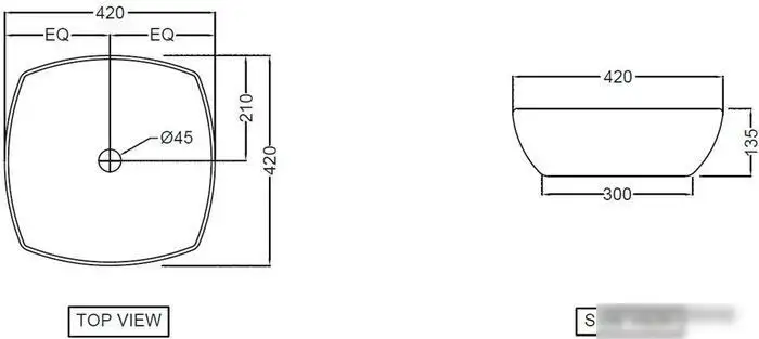 Умывальник Jaquar ARS-WHT-39901 - фото товара