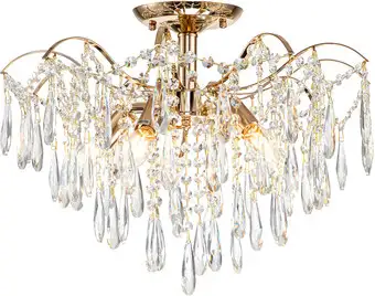 Люстра средней высоты Escada Aurea 1124/5PL E14*40W Gold – изображение в каталоге