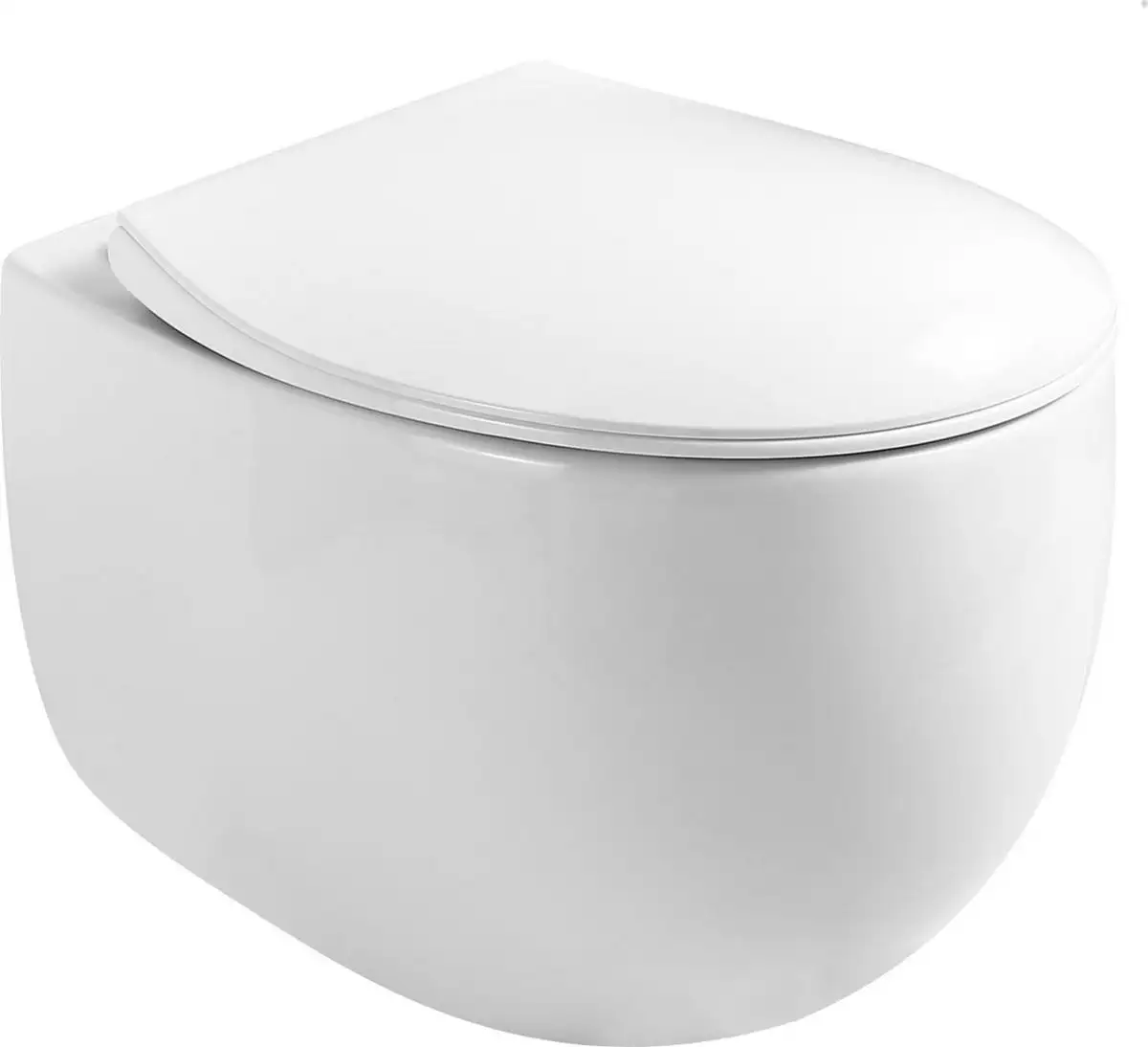 Унитаз подвесной Roxen EGG в комплекте с инсталляцией StounFix Dual Fresh 6 в 1 868578 (кнопка: сатин матовая) - фото товара