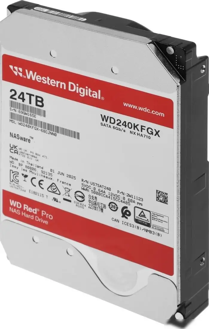 Жесткий диск WD Red Pro 24TB WD240KFGX – фото товара