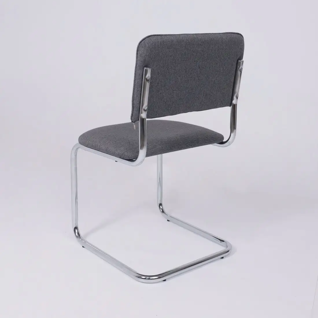 Офисный стул AksHome Славия Leto 68 (темно-серая ткань/хром) – фото товара