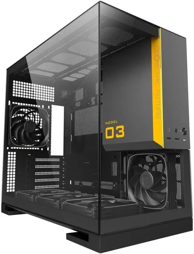 Корпус Geometric Future Model 3 5FAN (черный/серый) – фото товара
