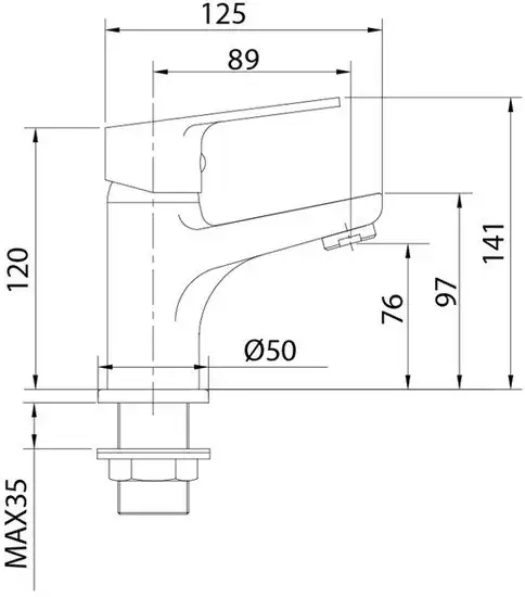 Смеситель Milardo Helic HELSB00M01 - фото товара