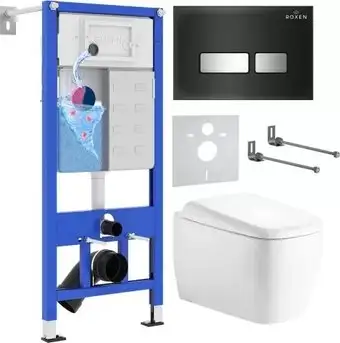 Унитаз подвесной Roxen StounFix Dual Fresh 968523 - изображение в каталоге