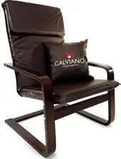 Интерьерное кресло Calviano Soft 1 (коричневый PU) – изображение в каталоге
