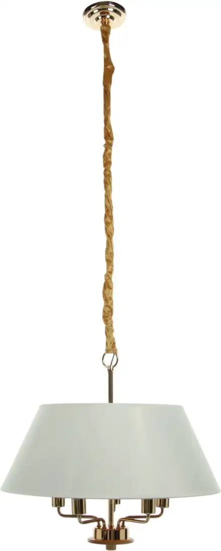 Подвесная люстра BayerLux Ребекка 10777125 (белый/золото) – фото товара