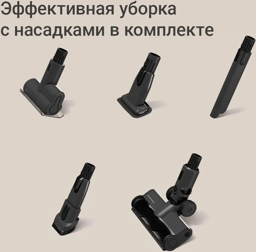 Пылесос Redmond (Редмонд) VH1315 (серый) - фото товара