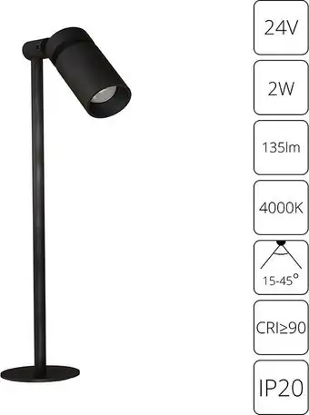 Подсветка для мебели Arte Lamp Presto A6194LT-1BK – изображение в каталоге