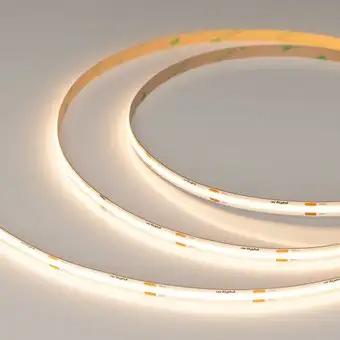 Светодиодная лента COB Arlight 8W/m 480LED/m CSPSMD теплый белый 5M COB-X480-8mm 24V Warm2700 039060 – изображение в каталоге