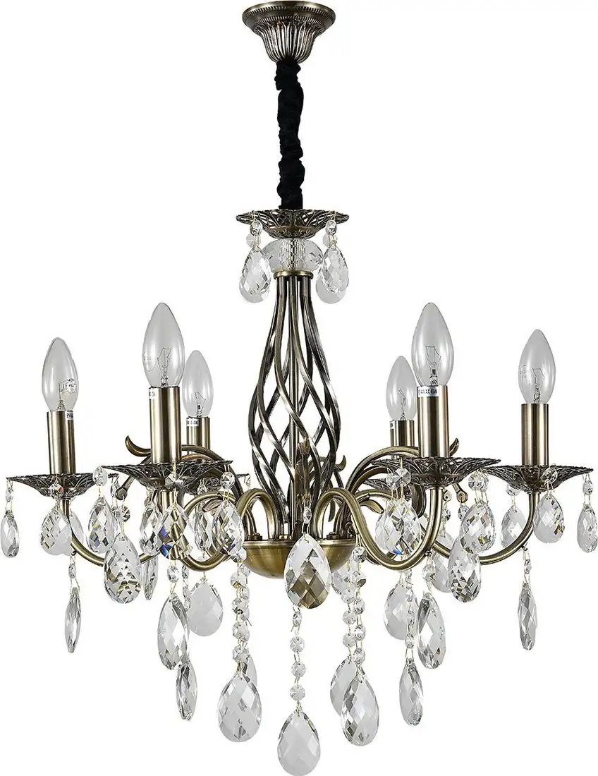 Подвесная люстра Escada 2107/6P (античная латунь) – фото товара