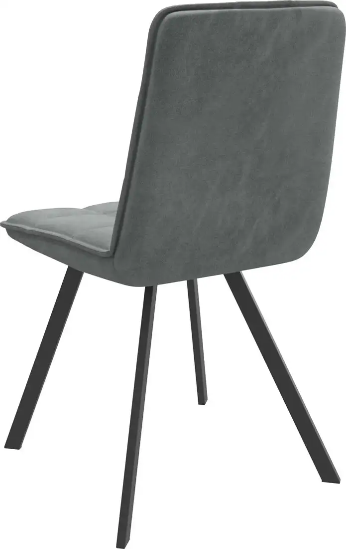 Стул Мамадома Rom D (k10 Антрацит замша Lux/черный)