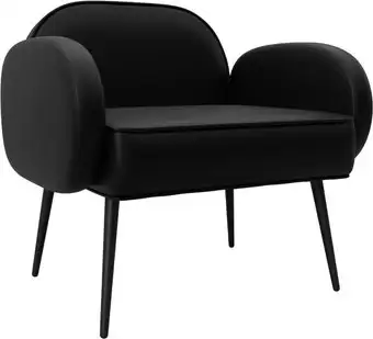 Интерьерное кресло Лига диванов Лига-086 132434 (экокожа Grifon 18 черный)