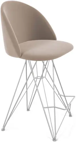 Стул Sheffilton SHT-ST35/S66-1 (латте/хром лак) – изображение в каталоге