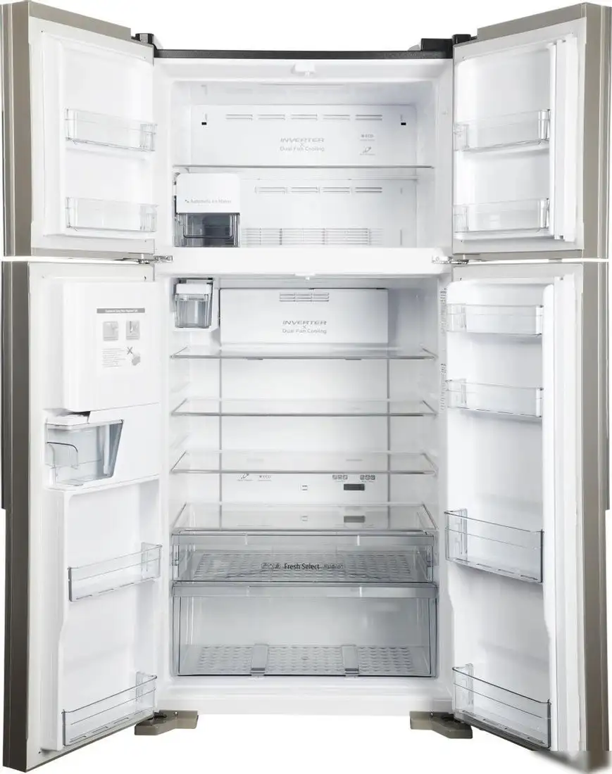 Четырёхдверный холодильник Hitachi R-W660PUC7XGC - фото товара