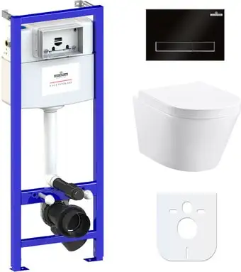 Унитаз Lavinia Boho Biore Compacto Rimless 6 в 1 77040088 - изображение в каталоге