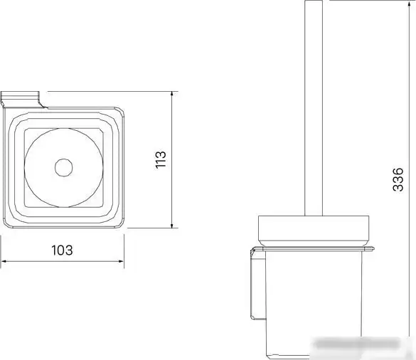 Ершик для унитаза IDDIS Slide SLIWTG0i47 – фото товара