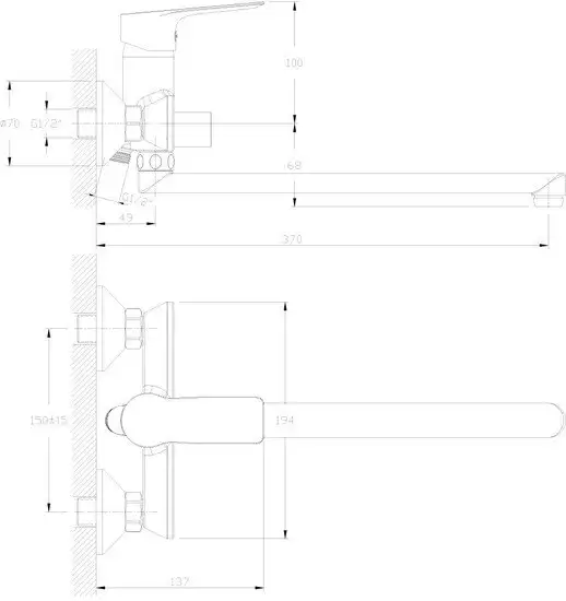 Смеситель Rossinka Silvermix RS27-33 - фото товара