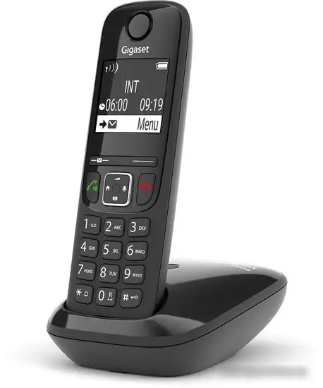 Радиотелефон Gigaset AS690 DUO (черный) – фото товара
