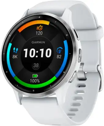 Умные часы Garmin Venu 3 (белый, с силиконовым ремешком) – изображение в каталоге