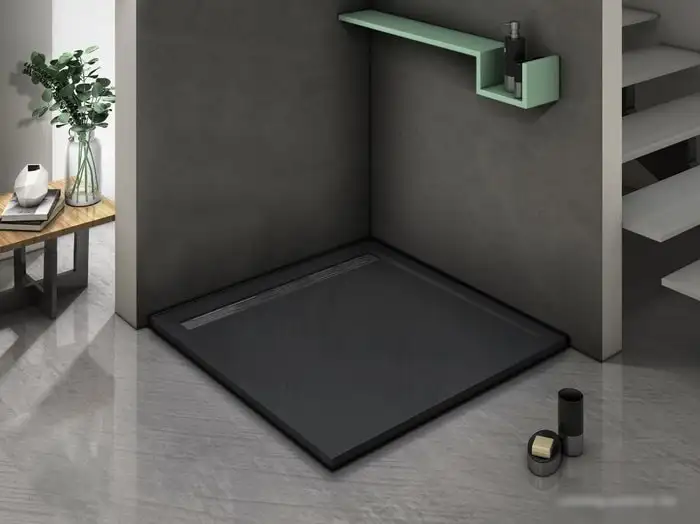 Душевой поддон WeltWasser TRS 80 Stone-BL 80x80 - фото товара