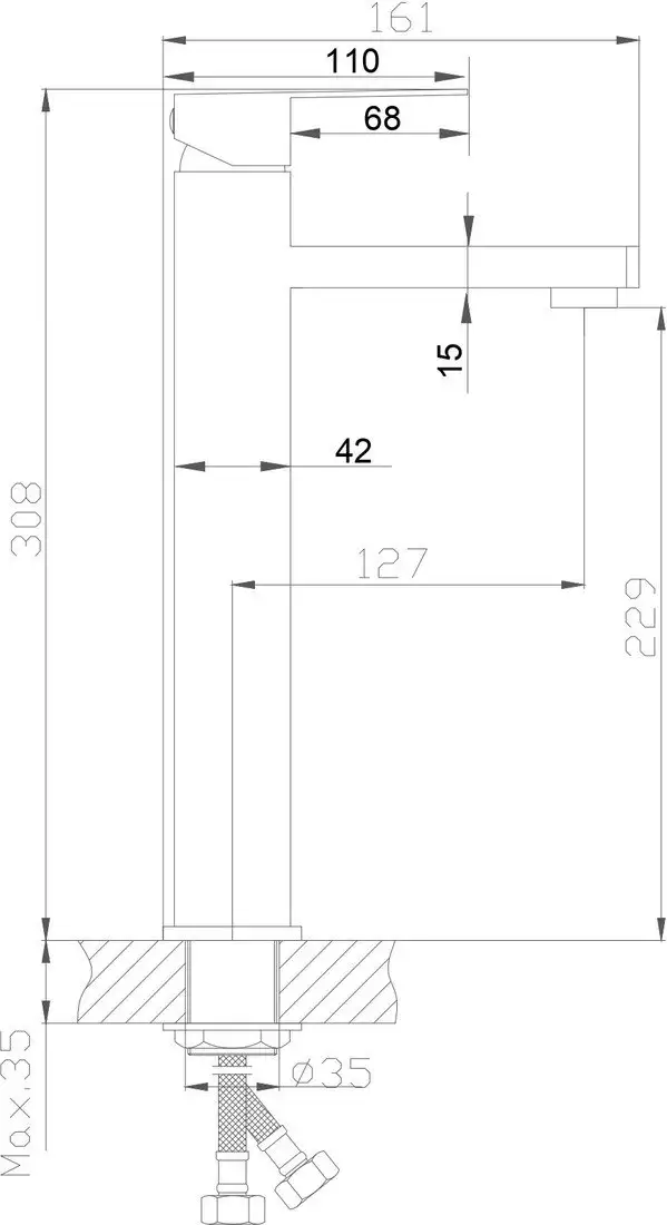 Смеситель Ekko E11803-7 - фото товара