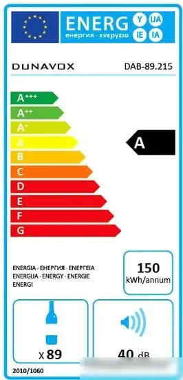 Винный шкаф Dunavox DAB-89.215DW — фото товара