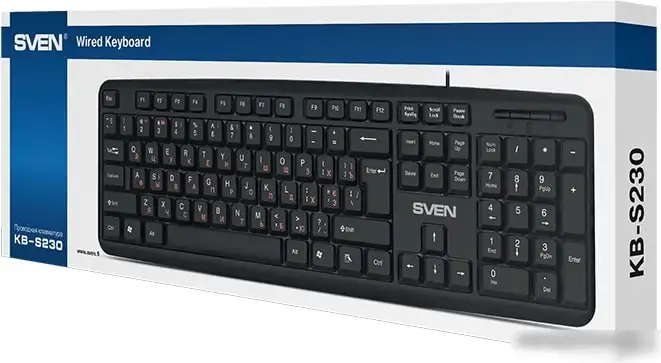 Клавиатура SVEN KB-S230 – фото товара