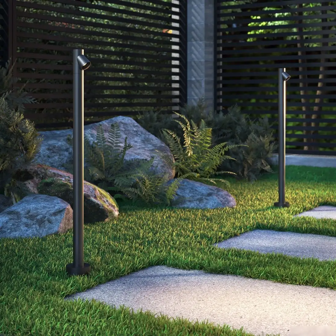 Городской фонарь Elektrostandard Rone 35175/S 3000K (черный)