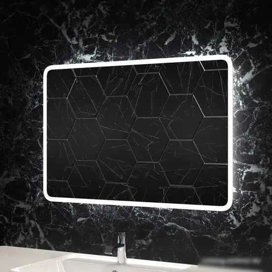 Пекам Зеркало LED Marta-80x120sp (сенсор на прикосновение/подогрев) – фото товара