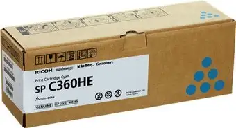 Картридж Ricoh SP C360HE 408185 (циан) – изображение в каталоге